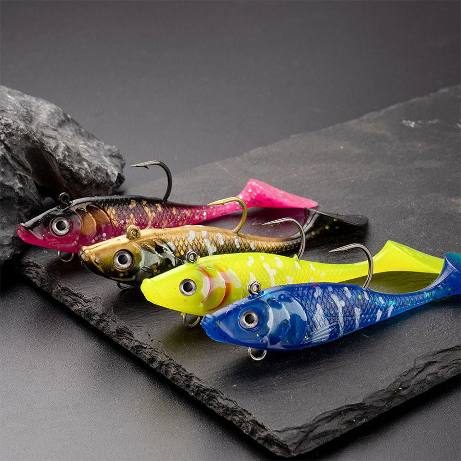 5PCS T-Tail Soft Bait Artifici - Fishing Lure Spinnerbait บทวิจารณ์และราคา