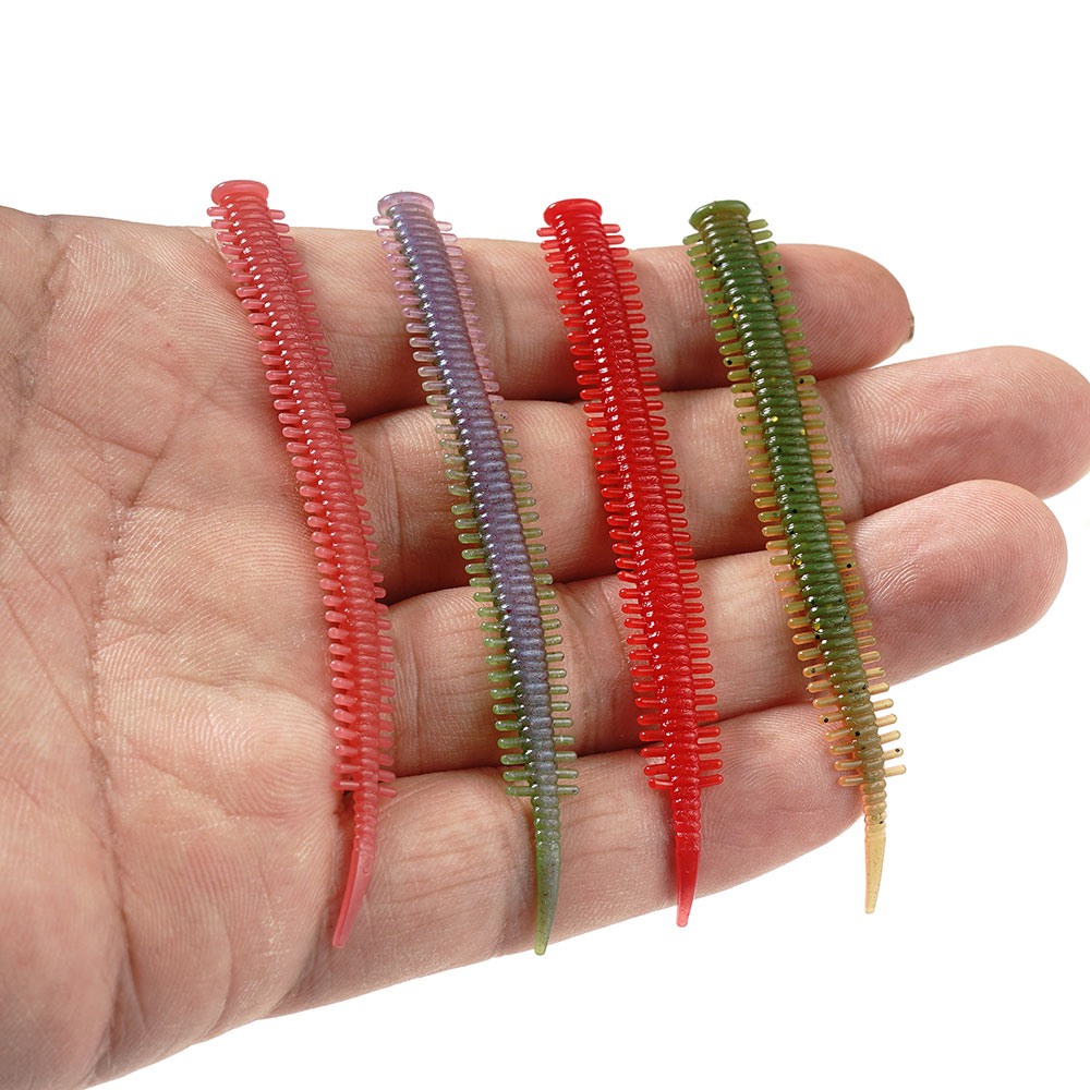 SUNMILE 10pcs Sand Worm lures  - Fishing Lure Soft Plastic บทวิจารณ์และราคา