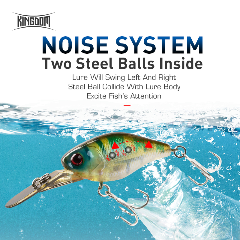 Kingdom Crazy Crankbaits Slow  - Fishing Lure Crankbait บทวิจารณ์และราคา