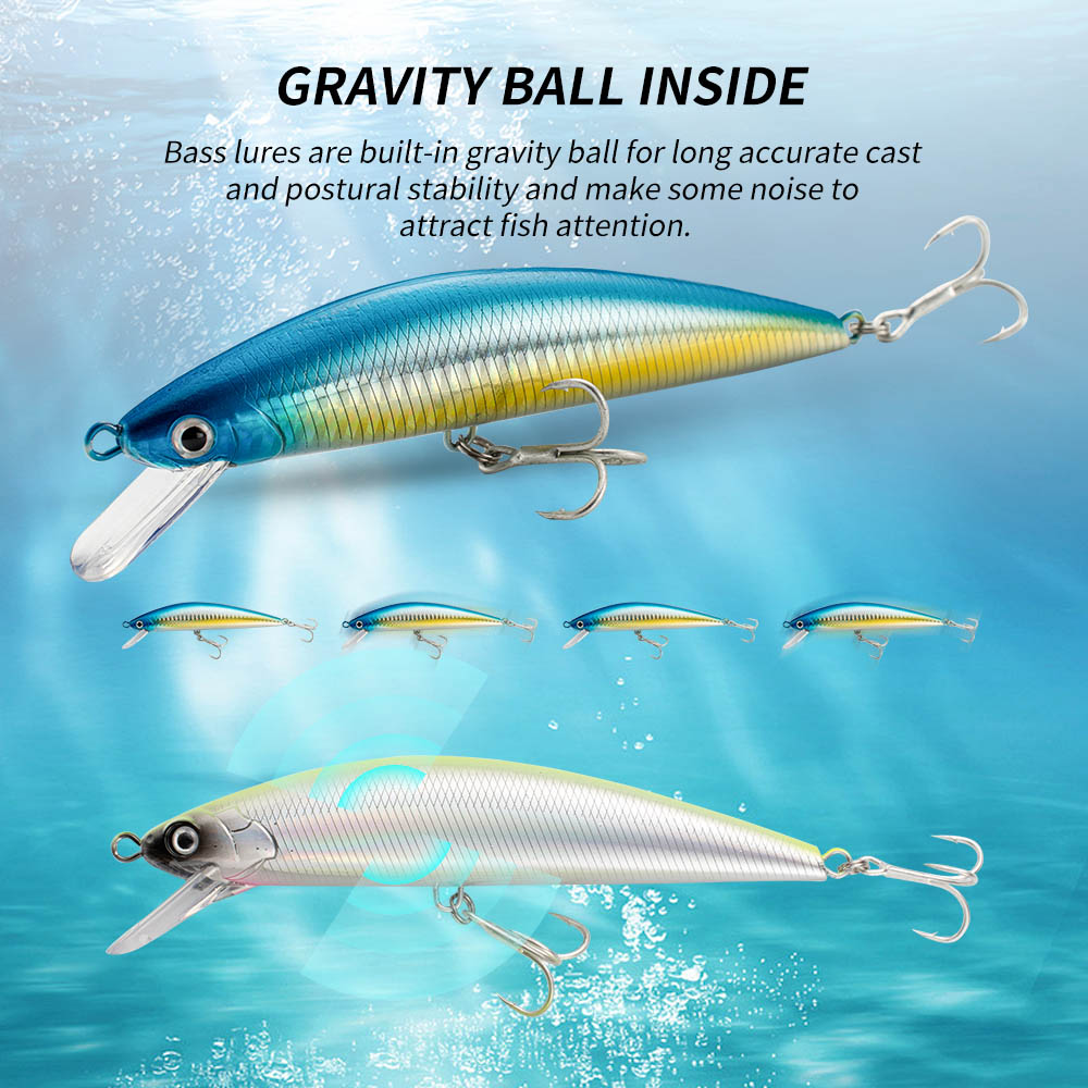 Fishing Lure Sinking Minnow 13 - Fishing Lure Jerkbait บทวิจารณ์และราคา