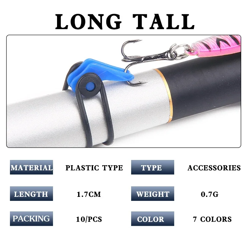 10pcs/lot Plastic Fishing Hook - Fishing Lure Jig บทวิจารณ์และราคา