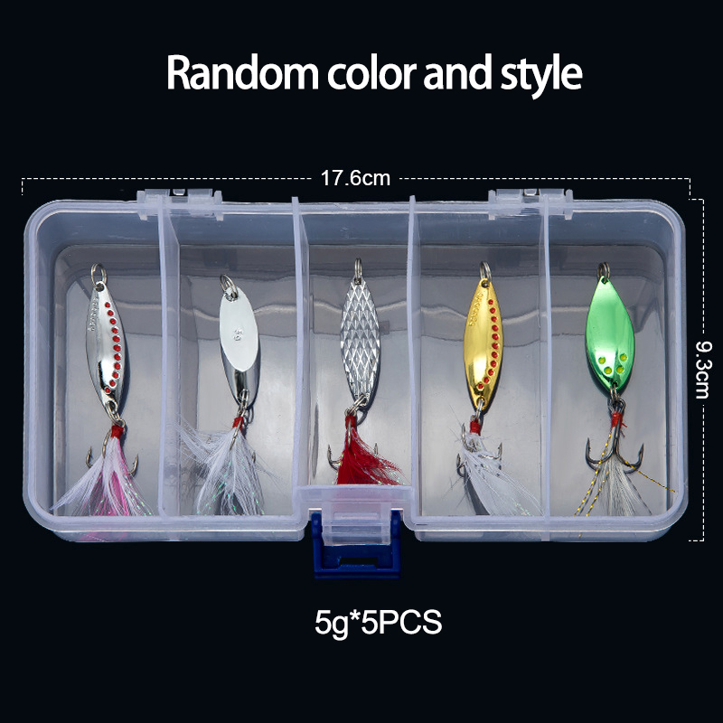 Metal Spoon Spinner Fishing Lu - Fishing Lure Spinnerbait บทวิจารณ์และราคา
