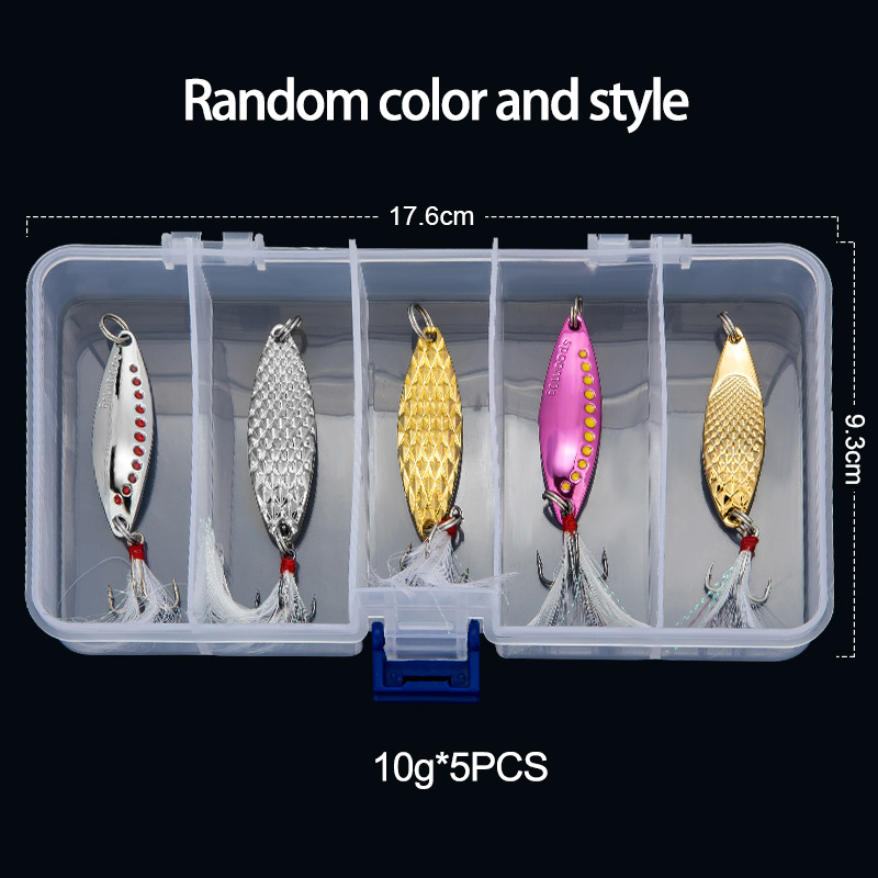 Metal Spoon Spinner Fishing Lu - Fishing Lure Spinnerbait บทวิจารณ์และราคา