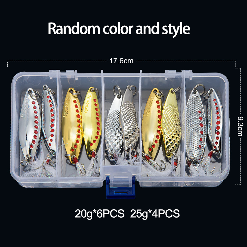 Metal Spoon Spinner Fishing Lu - Fishing Lure Spinnerbait บทวิจารณ์และราคา