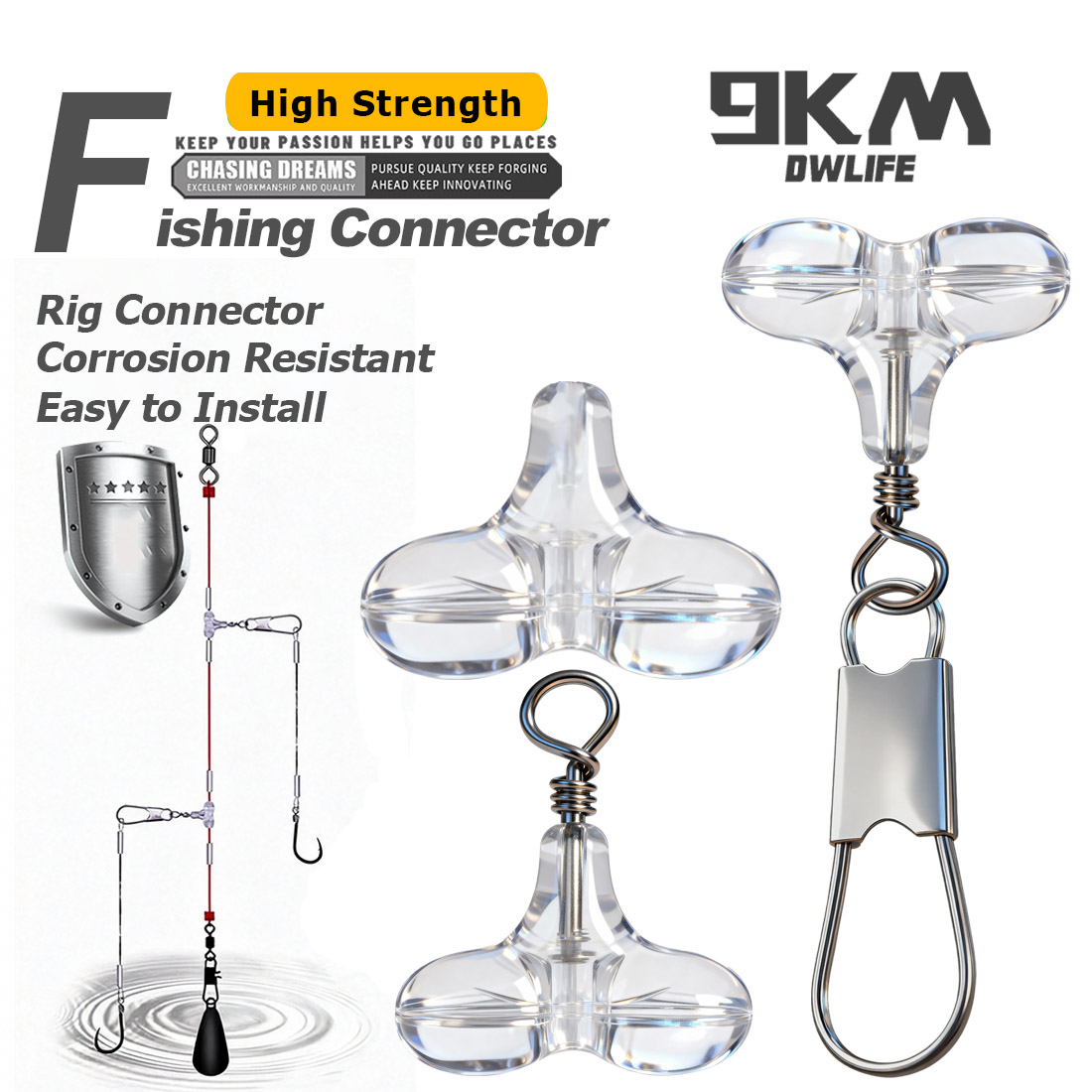 9KM T Shape Fishing Cross Bead - Fishing Lure Accessories บทวิจารณ์และราคา