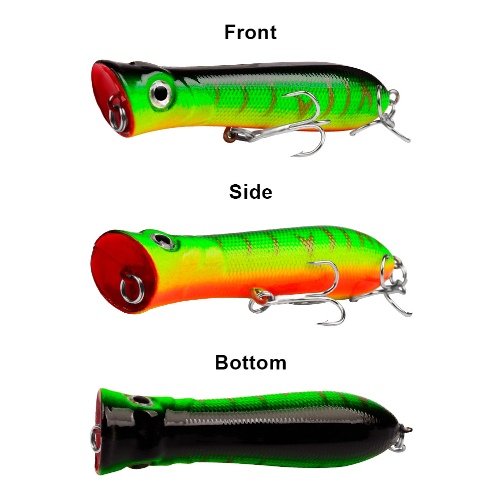 Topwater Popper Saltwater Fish - Fishing Lure Popper บทวิจารณ์และราคา