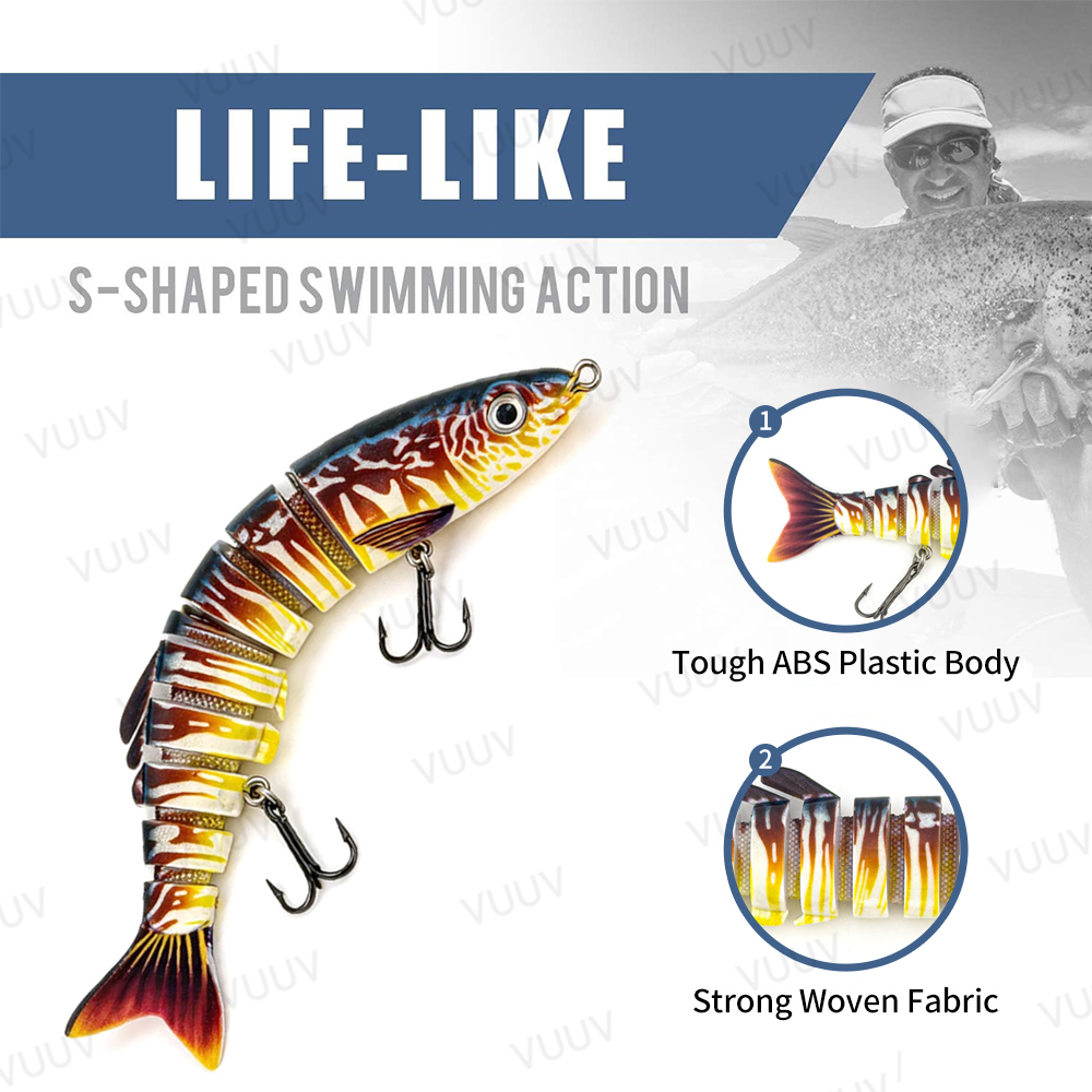 100pcs Fishing Lures for Bass  - Fishing Lure Swimbait บทวิจารณ์และราคา