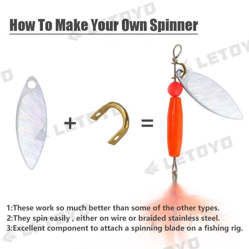 LETOYO 100pcs Folded Clevises  - Fishing Lure Kit บทวิจารณ์และราคา