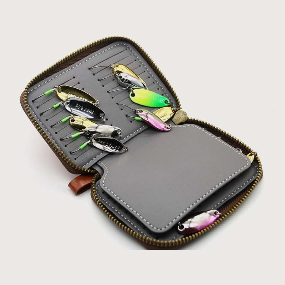 PU Leather Lure Wallet Bag Lur - Fishing Lure Spinner บทวิจารณ์และราคา