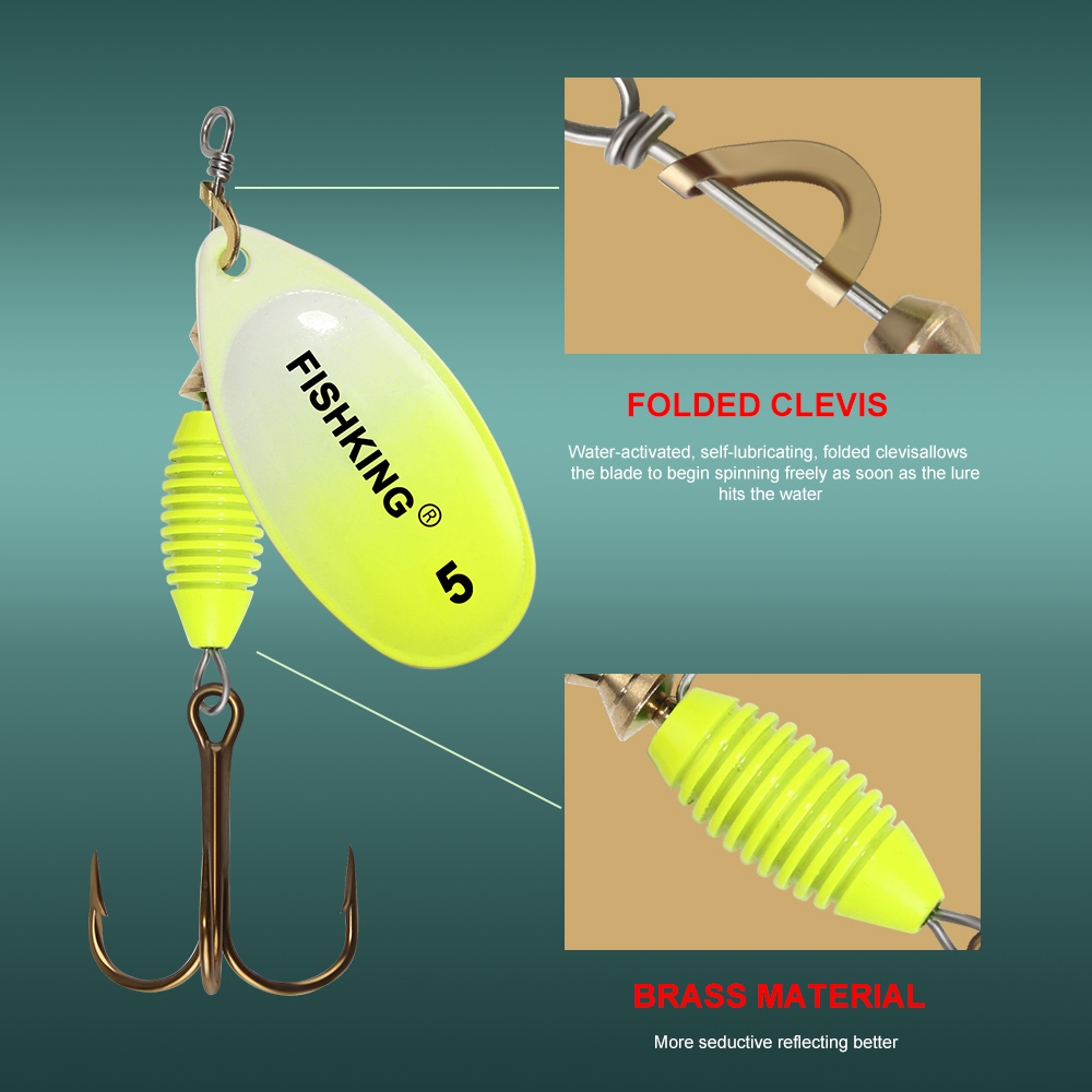Metal Fishing Lure 4g 4.8g 7g  - Fishing Lure Spinnerbait บทวิจารณ์และราคา