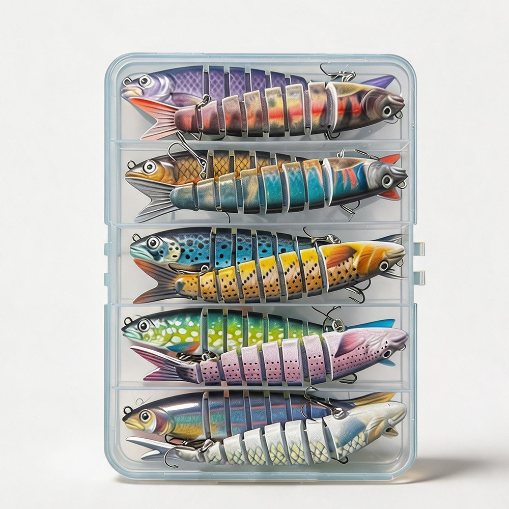 10 pcs Fishing Lures for Bass  - Fishing Lure Swimbait บทวิจารณ์และราคา