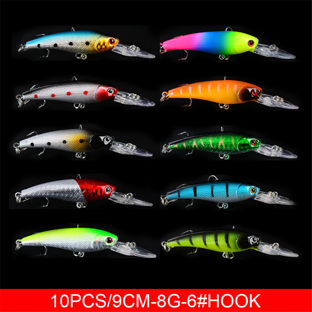 20pcs/lot Minnow Fishing Lures - Fishing Lure Crankbait บทวิจารณ์และราคา