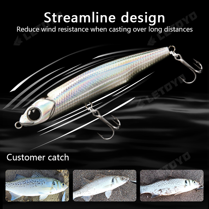 LETOYO Sinking Pencil 17g 12g- - Fishing Lure Spinnerbait บทวิจารณ์และราคา