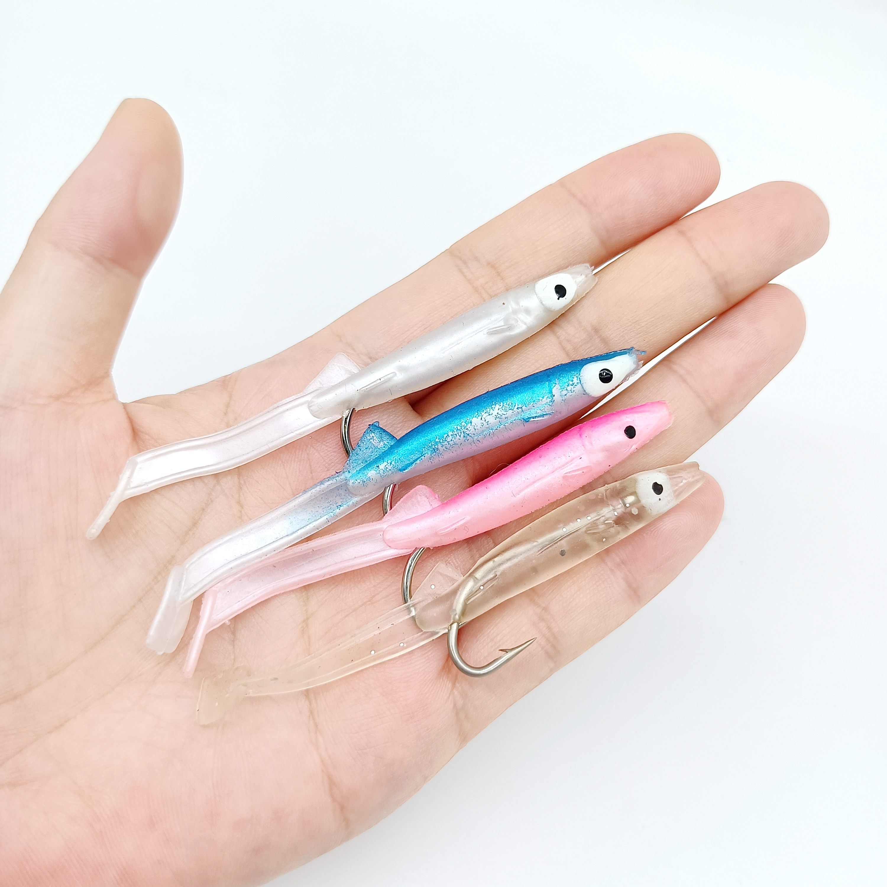 DUODUOYU 5PCS  Eel Soft Plasti - Fishing Lure Crankbait บทวิจารณ์และราคา