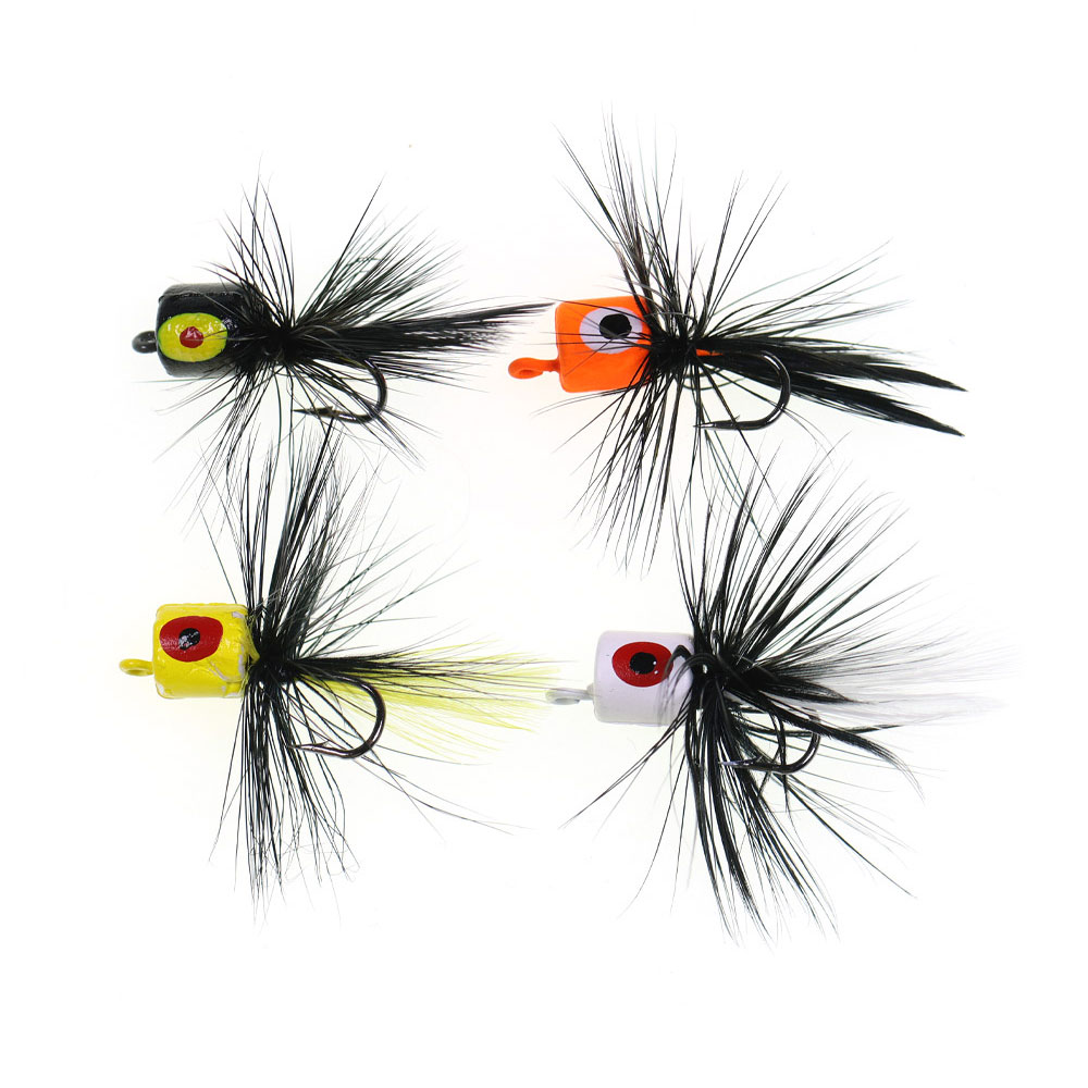 4pcs Size #10 Bass Panfish Pop - Fishing Lure Popper บทวิจารณ์และราคา