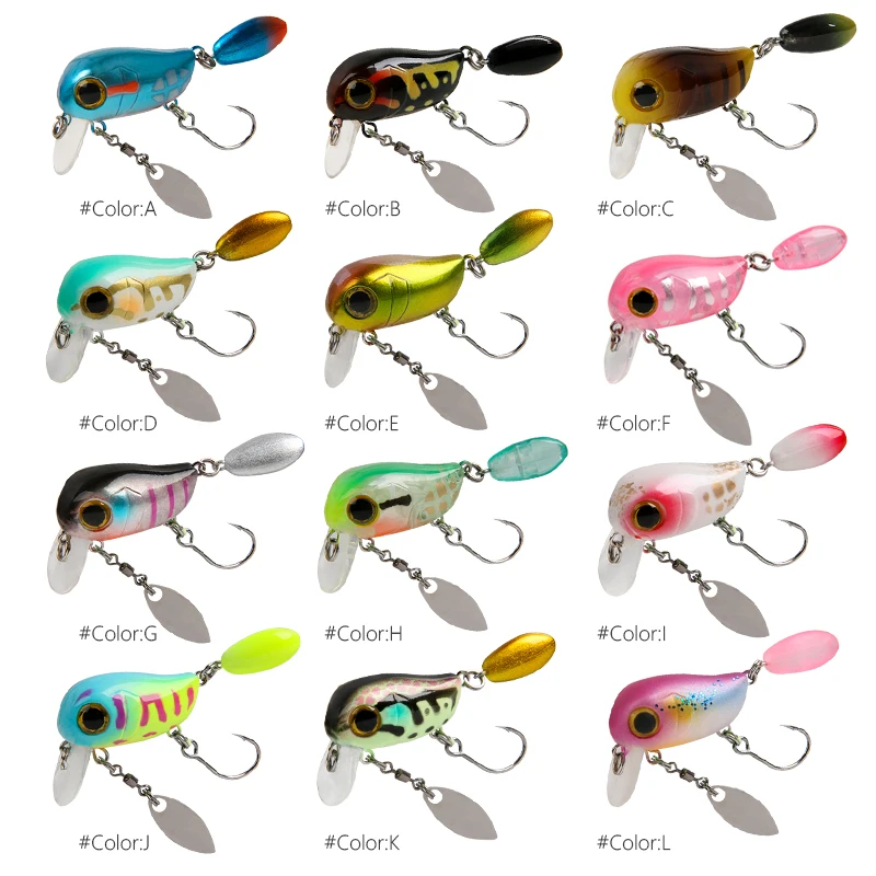 Floating Micro Crankbaits 30mm - Fishing Lure Crankbait บทวิจารณ์และราคา