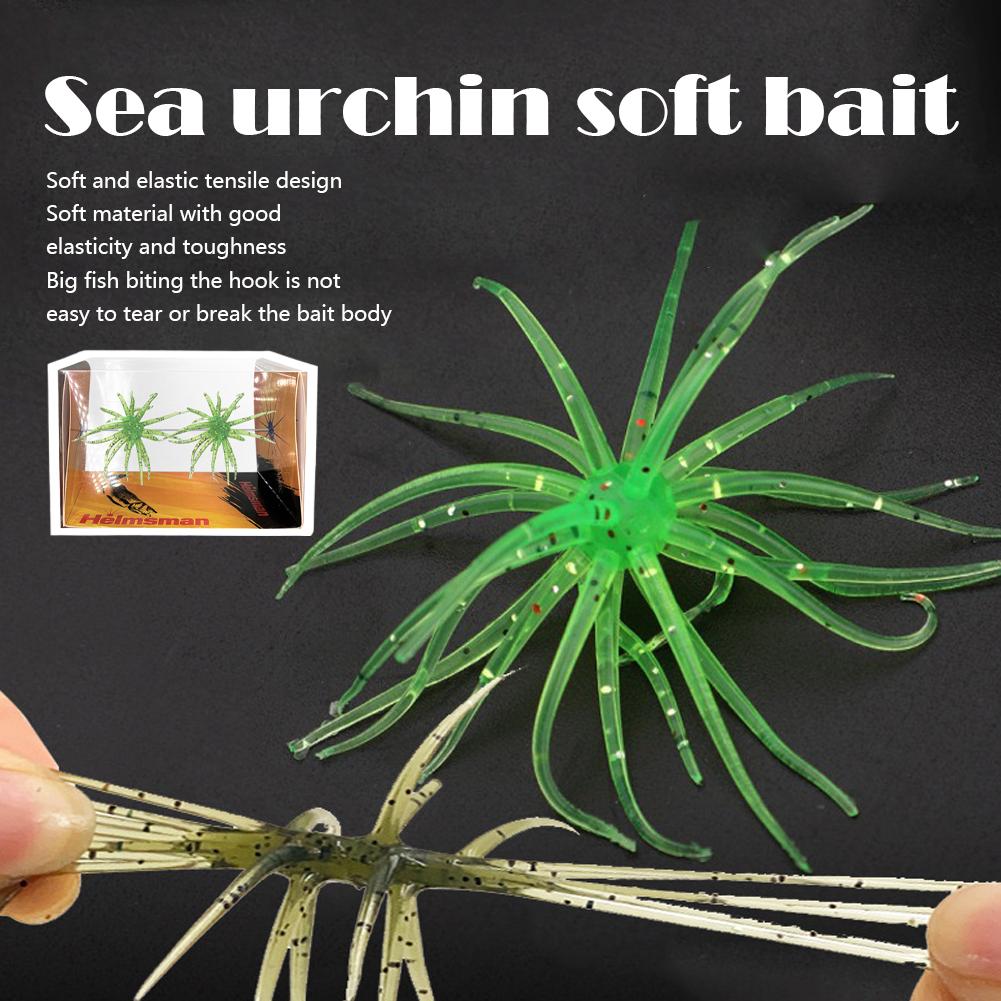 Floating TPR Sea Urchin Spiky  - Fishing Lure Spinnerbait บทวิจารณ์และราคา