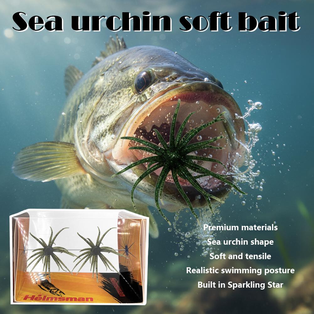 Floating TPR Sea Urchin Spiky  - Fishing Lure Spinnerbait บทวิจารณ์และราคา