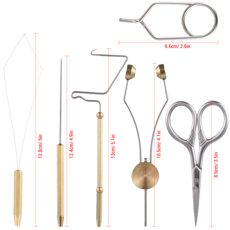 Fly Tying Tools Combo Kit Whip - Fishing Lure Kit บทวิจารณ์และราคา