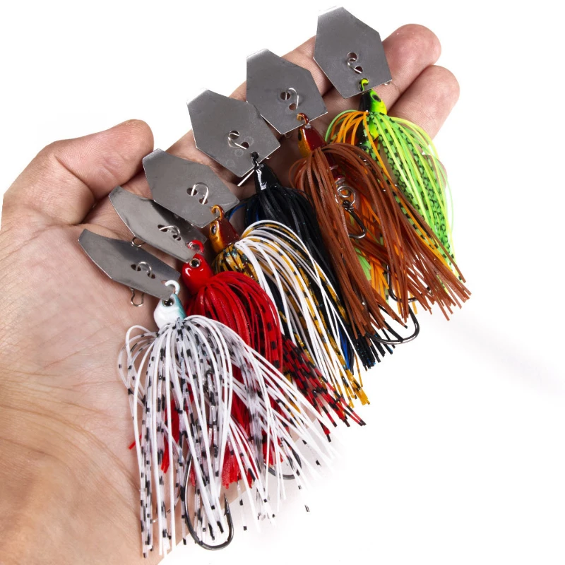 6 Pcs/Set Chatterbait Fishing  - Fishing Lure Buzzbait บทวิจารณ์และราคา