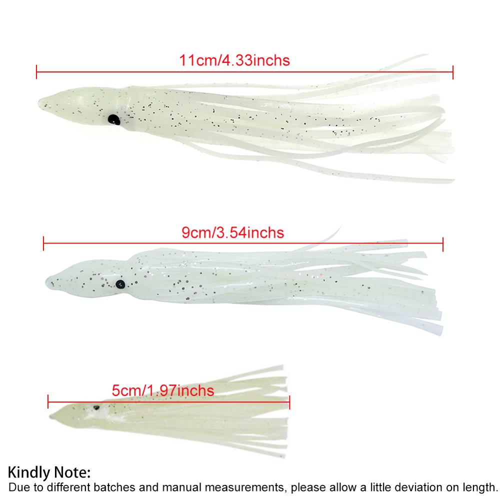 20Pcs Glow Luminous Octopus So - Fishing Lure Buzzbait บทวิจารณ์และราคา