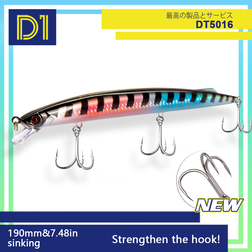 D1 Sea Fishing Minnow Lure 190 - Fishing Lure Buzzbait บทวิจารณ์และราคา