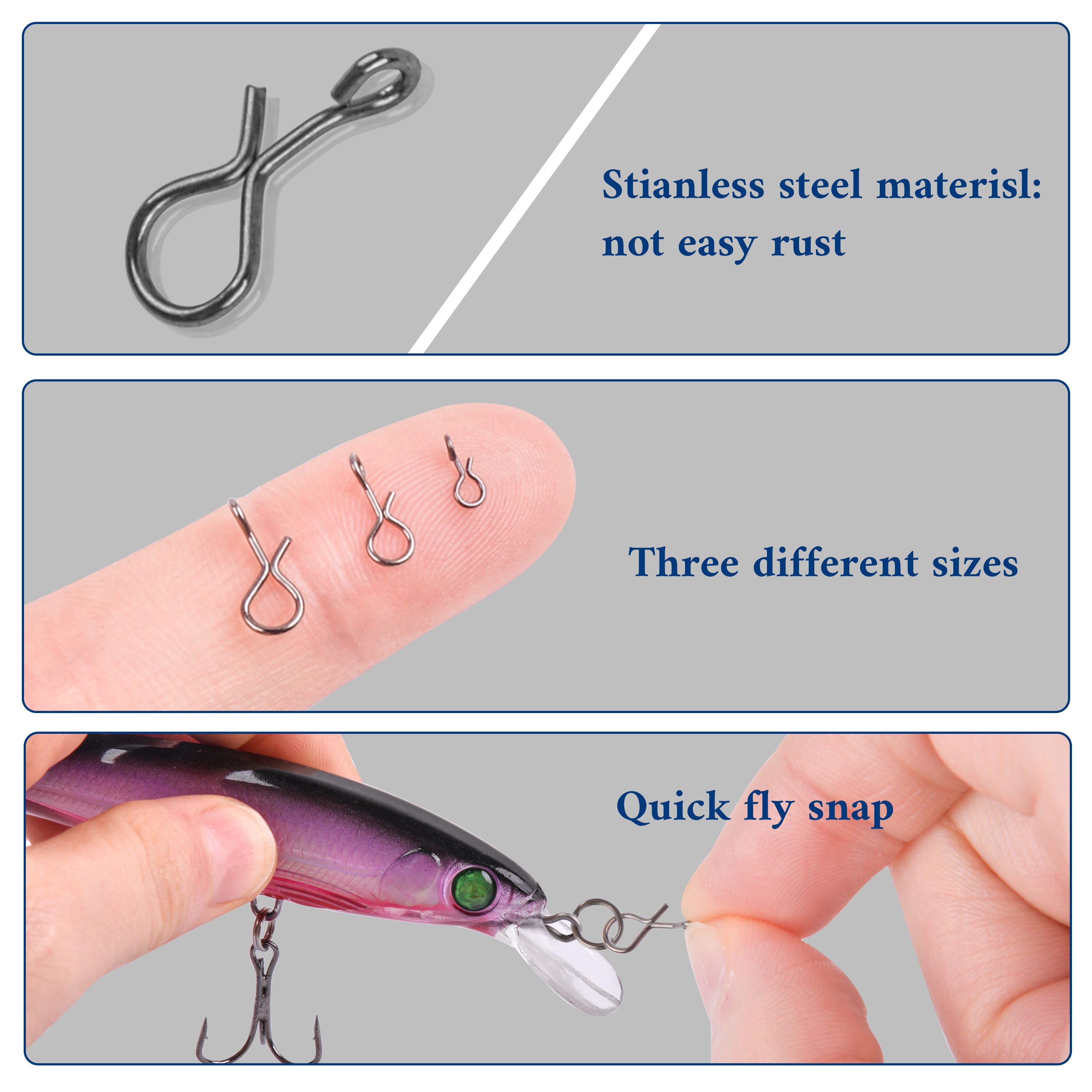 300pcs/box Saltwater Quick Cha - Fishing Lure Kit บทวิจารณ์และราคา