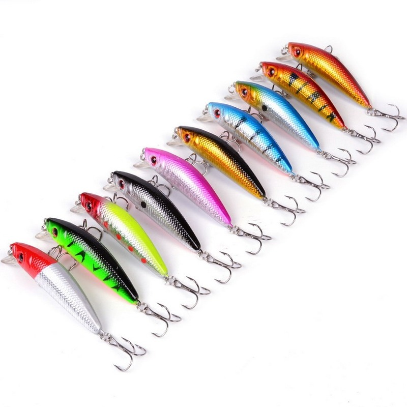 Fishing Lure 70mm 8g 3D Eyes C - Fishing Lure Soft Plastic บทวิจารณ์และราคา