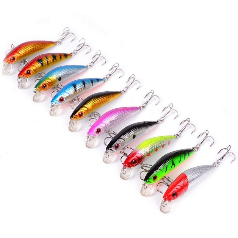 Fishing Lure 70mm 8g 3D Eyes C - Fishing Lure Soft Plastic บทวิจารณ์และราคา