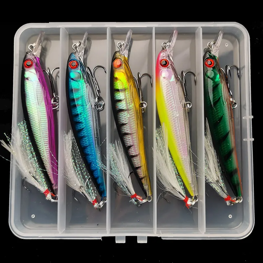 5pcs/box Laser 3D Eyes Bionic  - Fishing Lure Box บทวิจารณ์และราคา