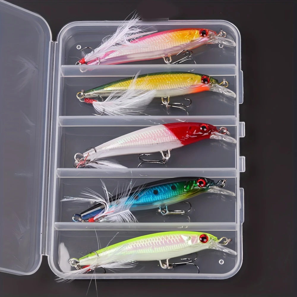 5pcs/box Laser 3D Eyes Bionic  - Fishing Lure Box บทวิจารณ์และราคา