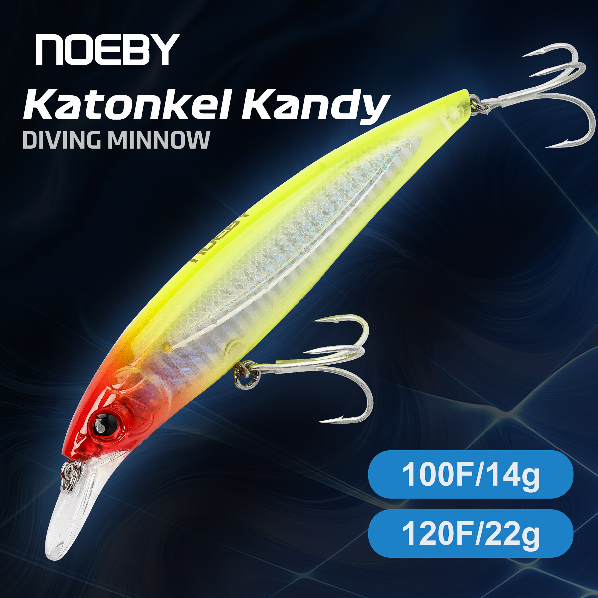 NOEBY Minnow Fishing Lure 100m - Fishing Lure Jerkbait บทวิจารณ์และราคา