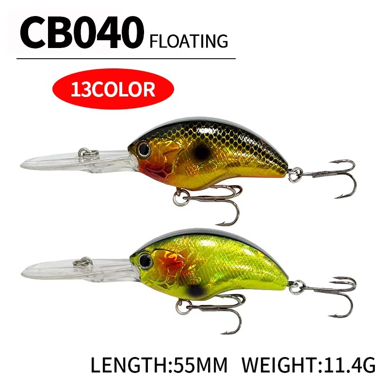 55MM 11.4G Crankbait Fishing L - Fishing Lure Jerkbait บทวิจารณ์และราคา