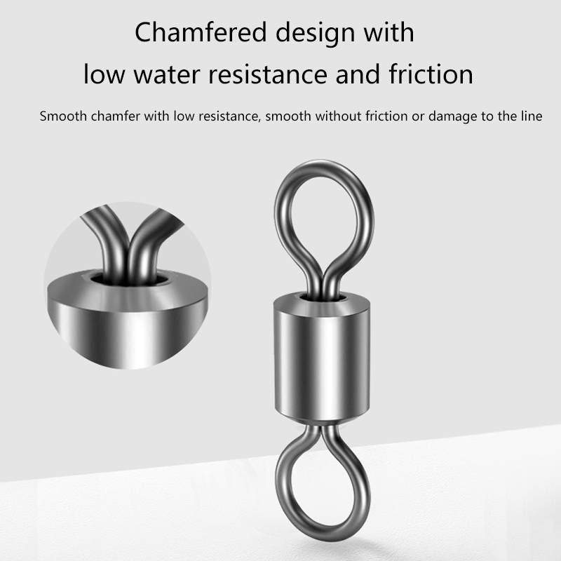 ★▲100Pcs Fishing Swivels Stain - Fishing Lure Kit บทวิจารณ์และราคา