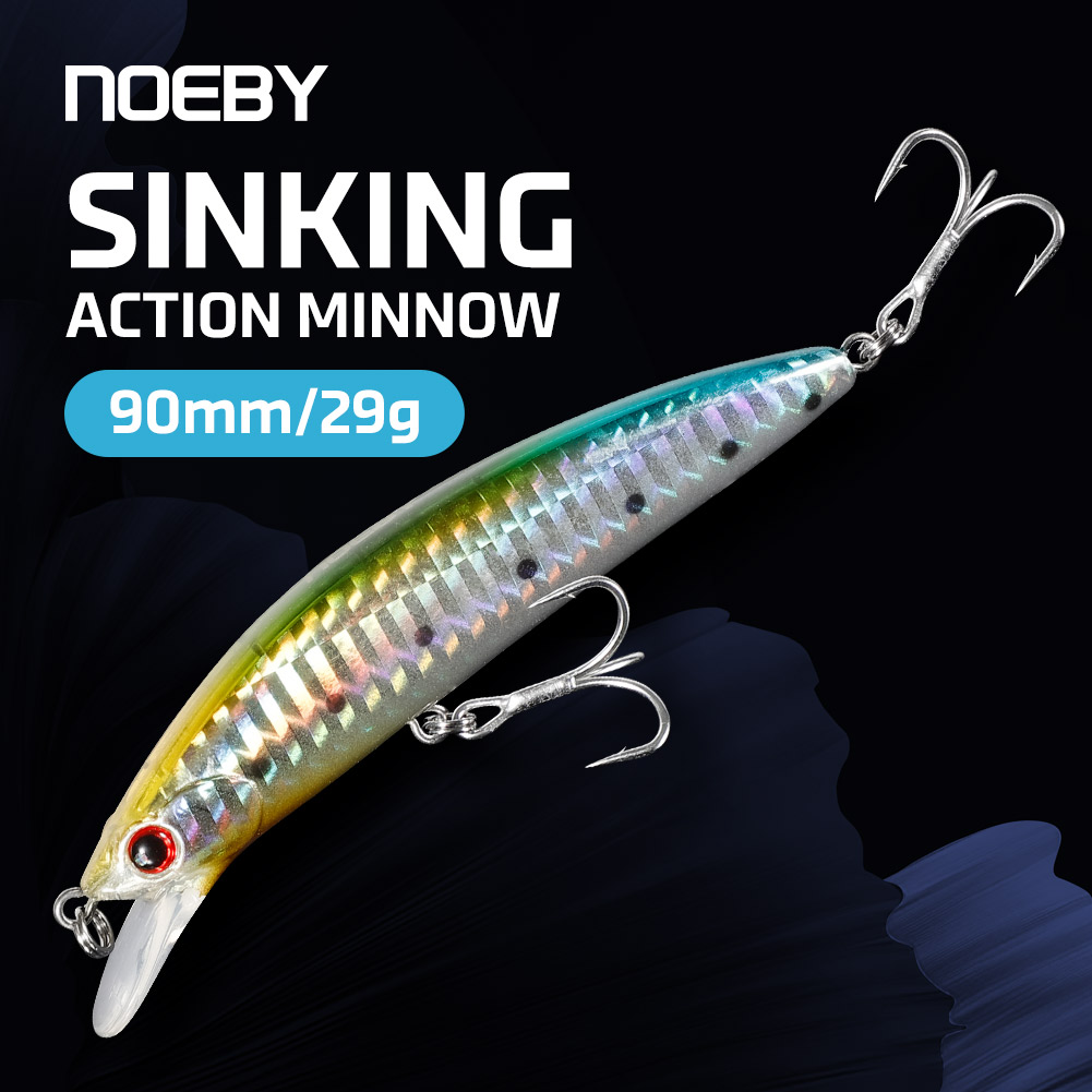 NOEBY Sinking Minnow Lure 90mm - Fishing Lure Jerkbait บทวิจารณ์และราคา