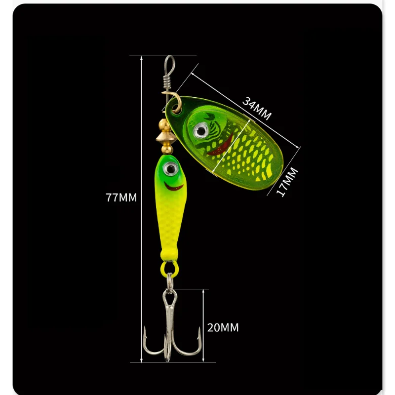 9.1g 7cm Sequins Iscas Artific - Fishing Lure Spinnerbait บทวิจารณ์และราคา
