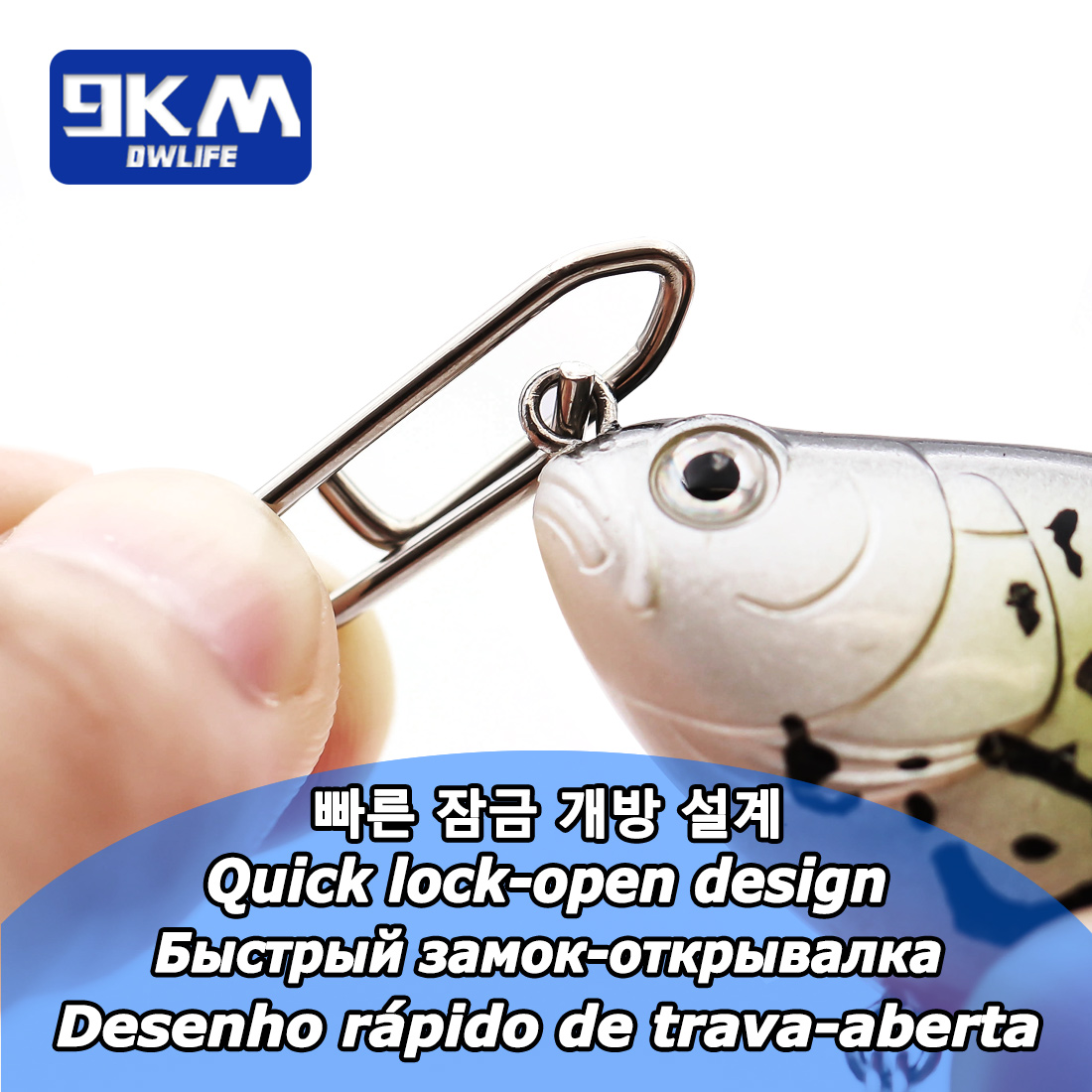 9KM Fishing Snap Kit 110pcs St - Fishing Lure Kit บทวิจารณ์และราคา