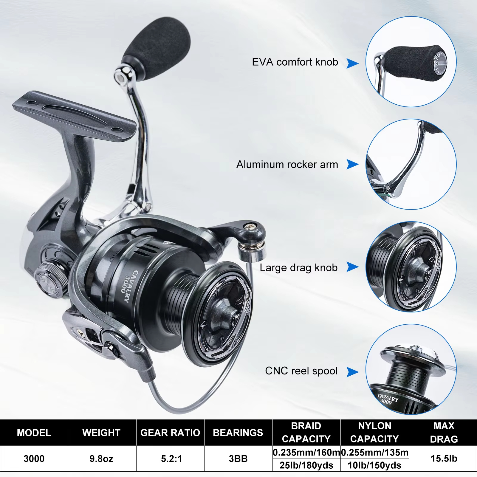 Goture Fishing Telescopic Rod  - Fishing Lure Spinner บทวิจารณ์และราคา