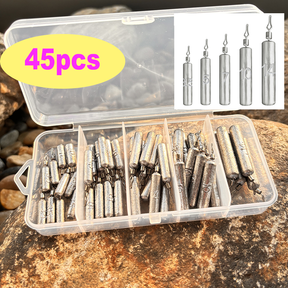 45pcs/box Fishing Weight 3.5g  - Fishing Lure Box บทวิจารณ์และราคา