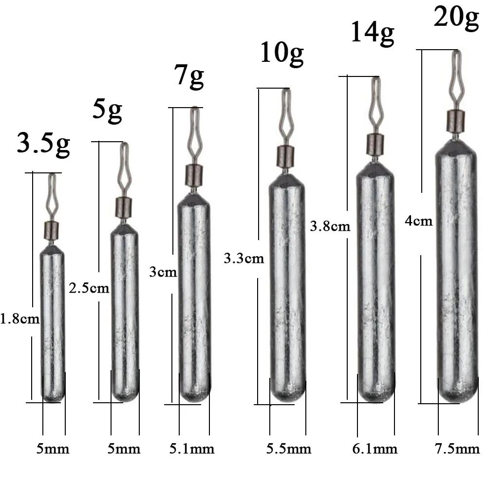 45pcs/box Fishing Weight 3.5g  - Fishing Lure Box บทวิจารณ์และราคา
