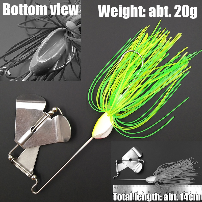 wusanban Lunker Spinner Baits  - Fishing Lure Blade Bait บทวิจารณ์และราคา