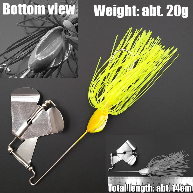 wusanban Lunker Spinner Baits  - Fishing Lure Blade Bait บทวิจารณ์และราคา