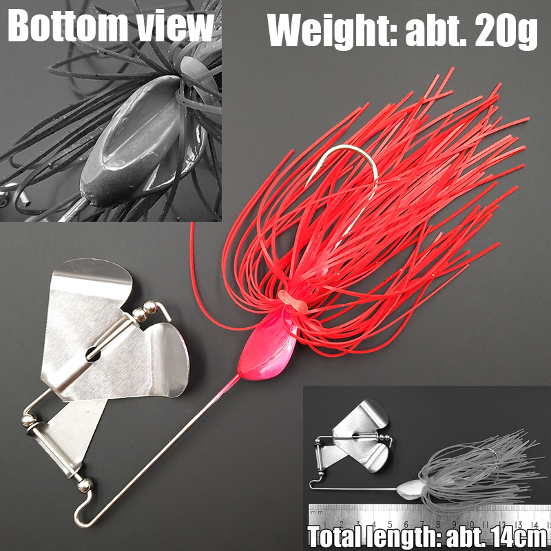 wusanban Lunker Spinner Baits  - Fishing Lure Blade Bait บทวิจารณ์และราคา