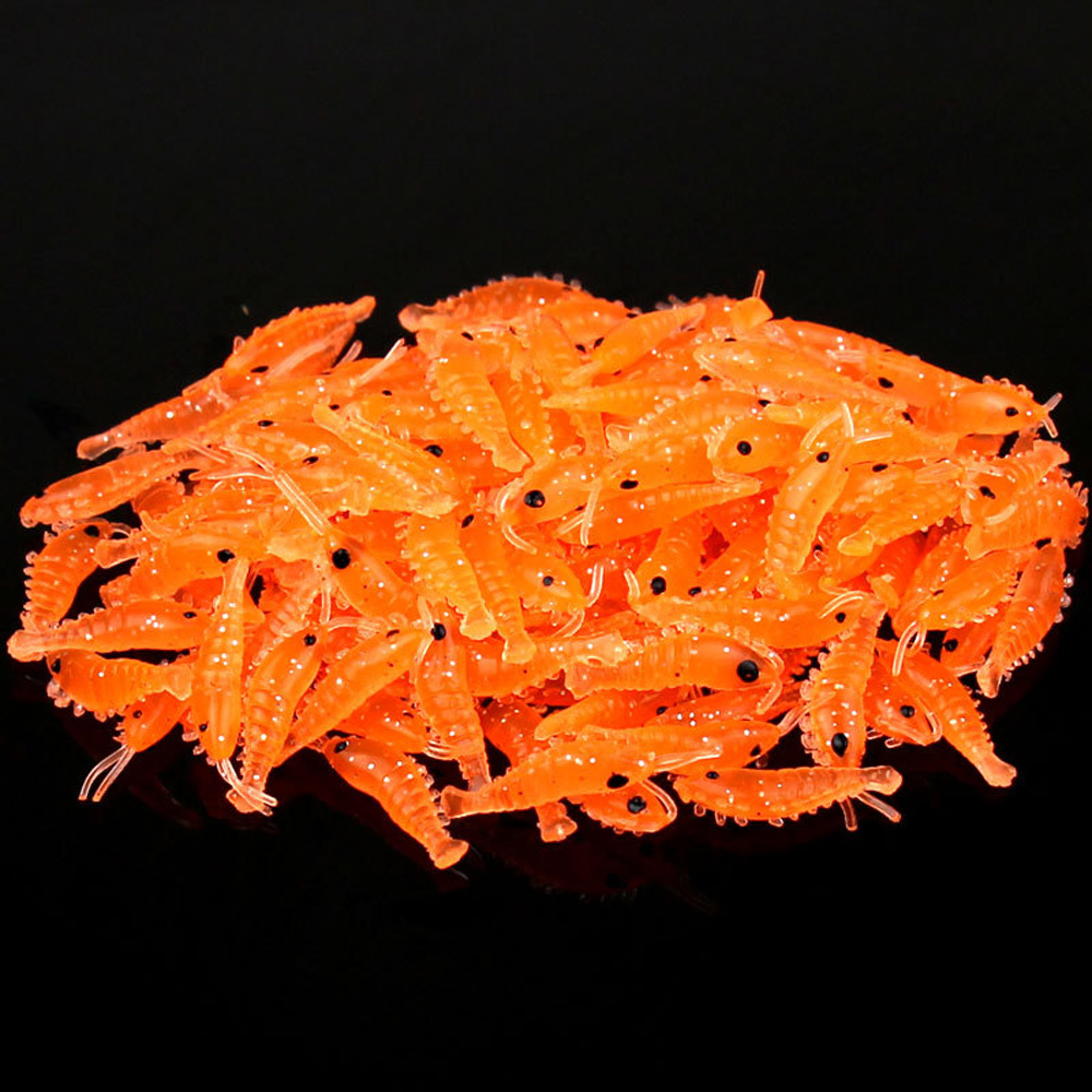 10-50pcs/lot Shrimp Bait Soft  - Fishing Lure Soft Plastic บทวิจารณ์และราคา