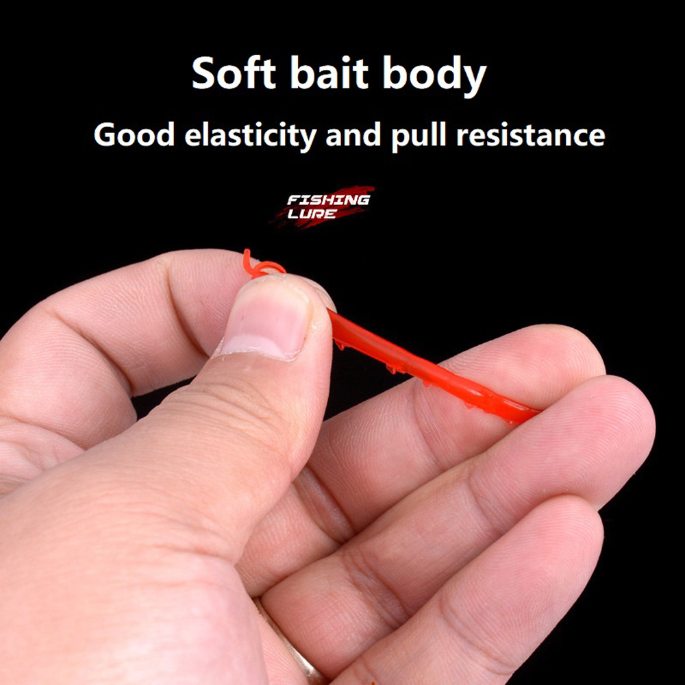 10-50pcs/lot Shrimp Bait Soft  - Fishing Lure Soft Plastic บทวิจารณ์และราคา