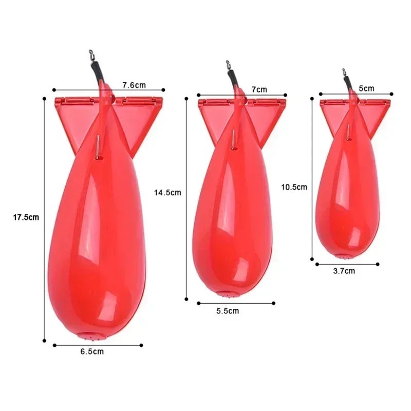 S M L Carp Fishing Rocket Feed - Fishing Lure Accessories บทวิจารณ์และราคา