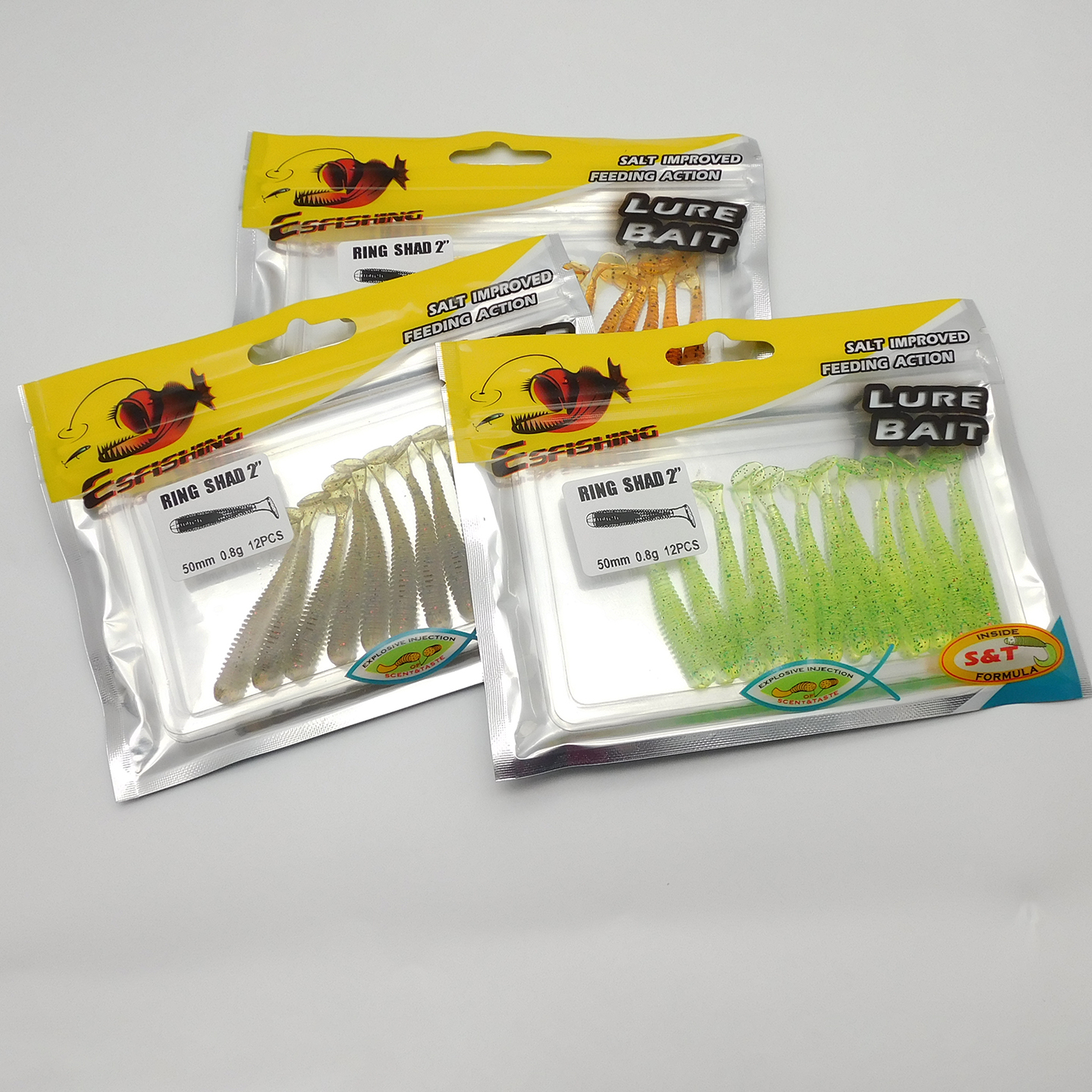 ESFISHING Swing Impact Ring Sh - Fishing Lure Soft Plastic บทวิจารณ์และราคา